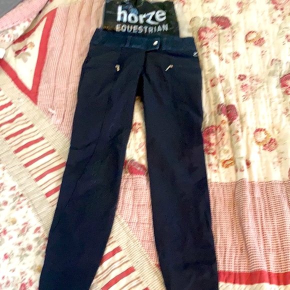NWOT Horze Limited Edition silicone full seat Breeches Never worn w/4 pockets! - Picture 3 of 16